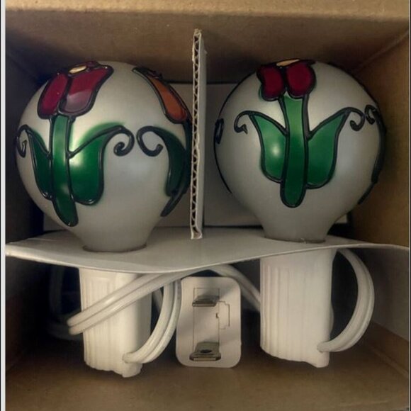 Tulips Flower String Lights In/Outdoor NOMA Party Patio Camp Tiki Garden - Picture 3 of 9